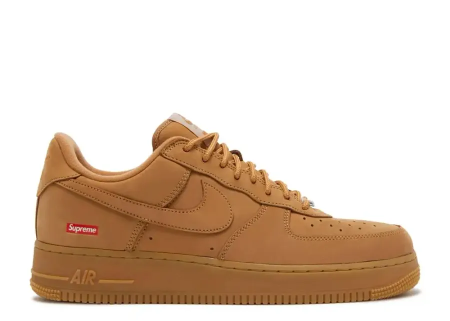 Nike Air Force x Supreme "Box Logo Wheat"