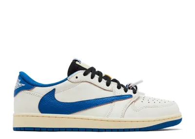 Jordan Retro 1 Low x Travis Scott x 'Sail Military'
