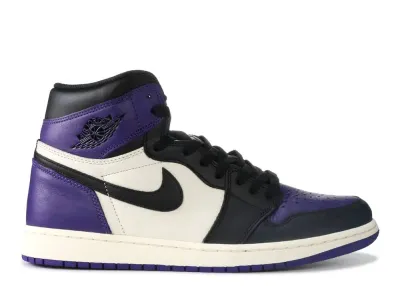 Jordan Retro 1 High "Court Purple Toe"