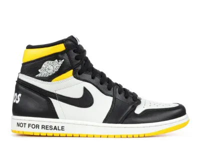 Jordan Retro 1 High "Not For Resale - Yellow"