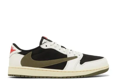 Jordan Retro 1 Low x Travis Scott "Olive"