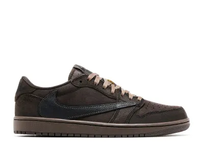 Jordan Retro 1 Low x Travis Scott "Velvet Brown"