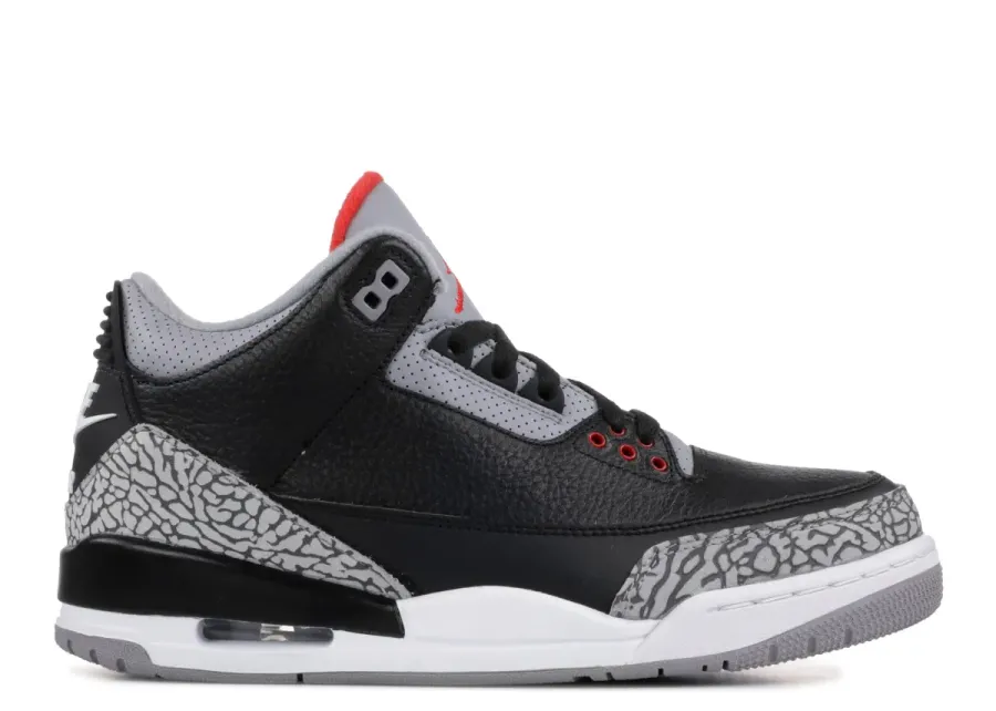 Jordan Retro 3 'Black Cement'
