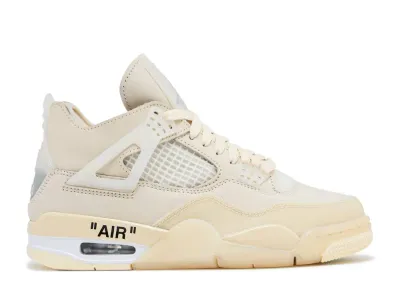 Jordan Retro 4 x Off White "Sail"